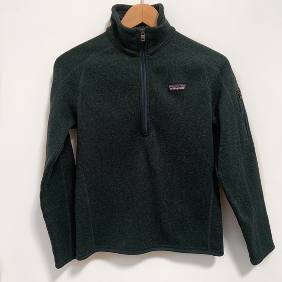 Patagonia Nouveau Green Better Sweater® 1/4-Zip Fleece S EUC Like NEW! - Picture 2 of 9